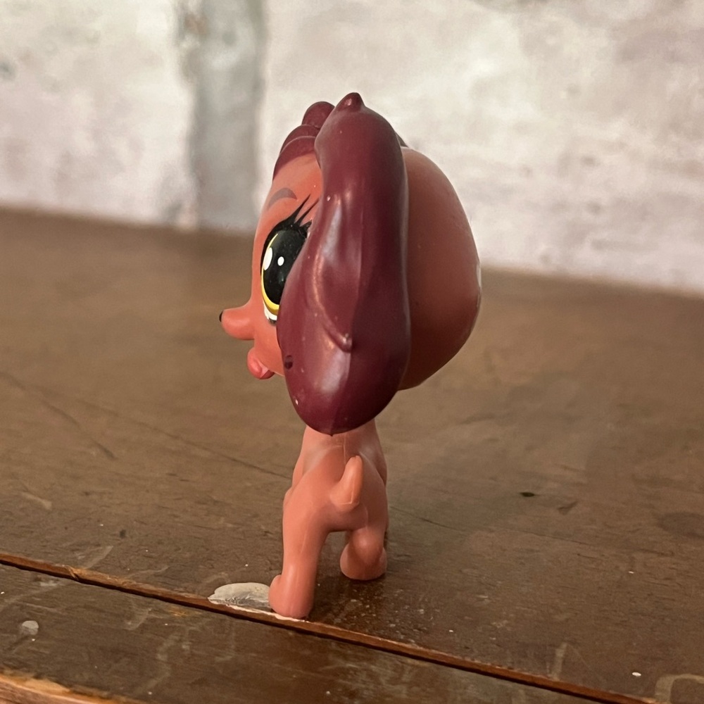 Littlest‎ Pet Shop G5 Oscar Long Brown Cocker Spaniel Dog Olive Eyes # 3655 LPS - Picture 4 of 5